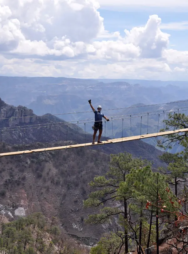 hanging bridge copper canyon