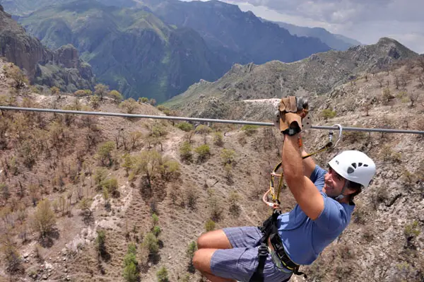 zip lining copper canyon