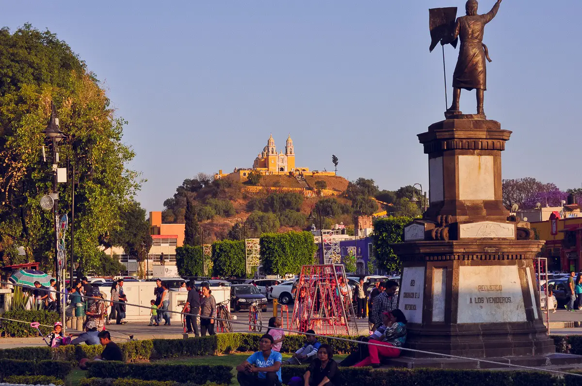 cholula main sqaure cholula downtown