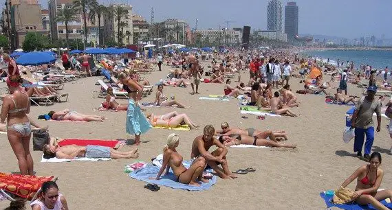 Naked Teens At The Spanish Beach