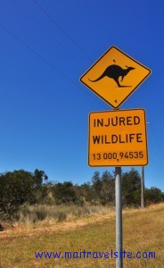 australia road sign