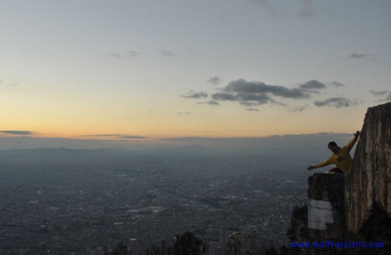 bogota from cerro de monserrate