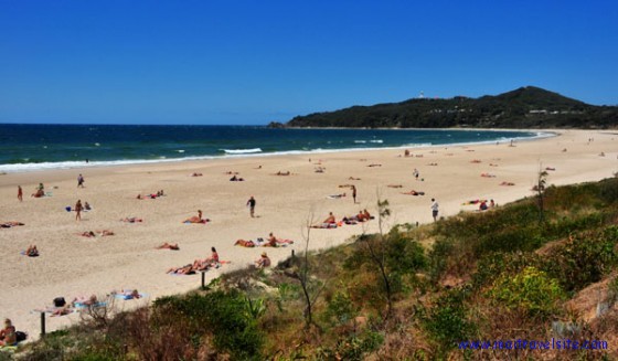 beach at byron bay