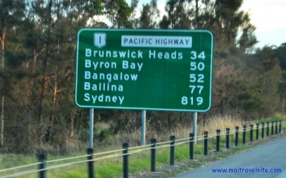 road sign  australia