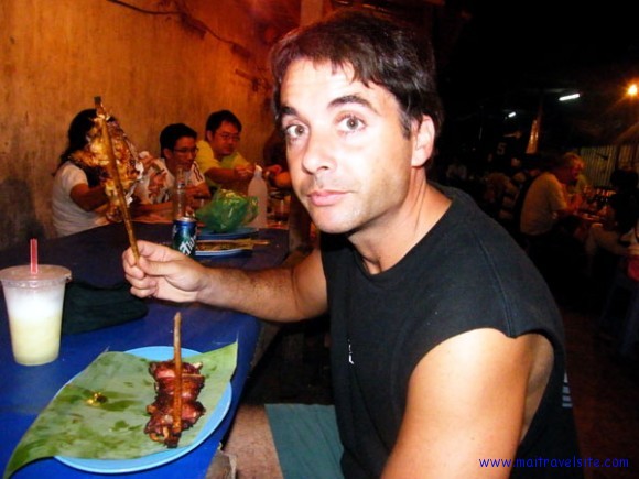 bbq chicken luang prabang eating bbq chicken in luang prabang