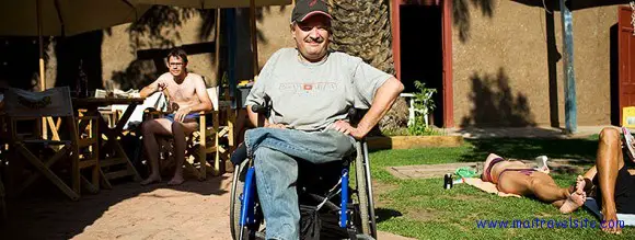 wheelchair traveler Walt Balenovich