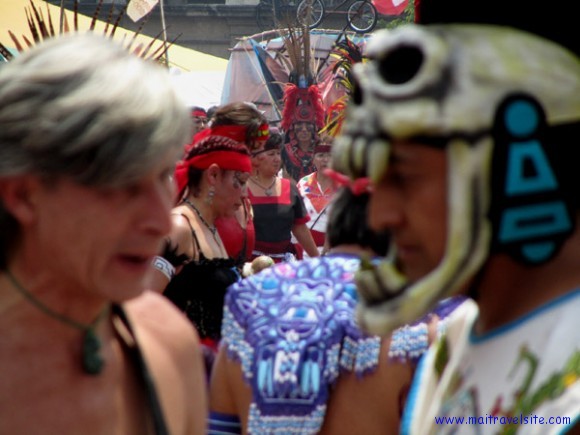 aztec indians mexico zocalo