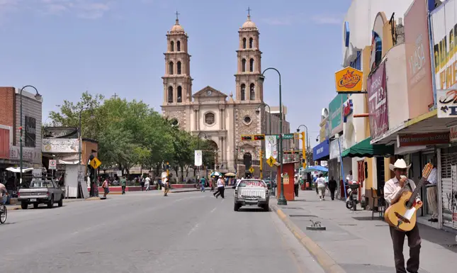 The cathedral in Ciudad Juarez