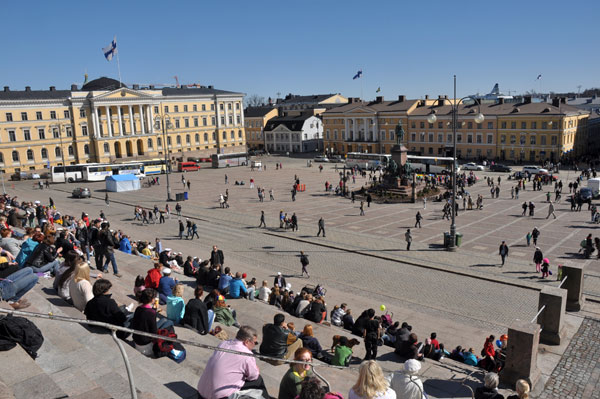helsinki cathedral view