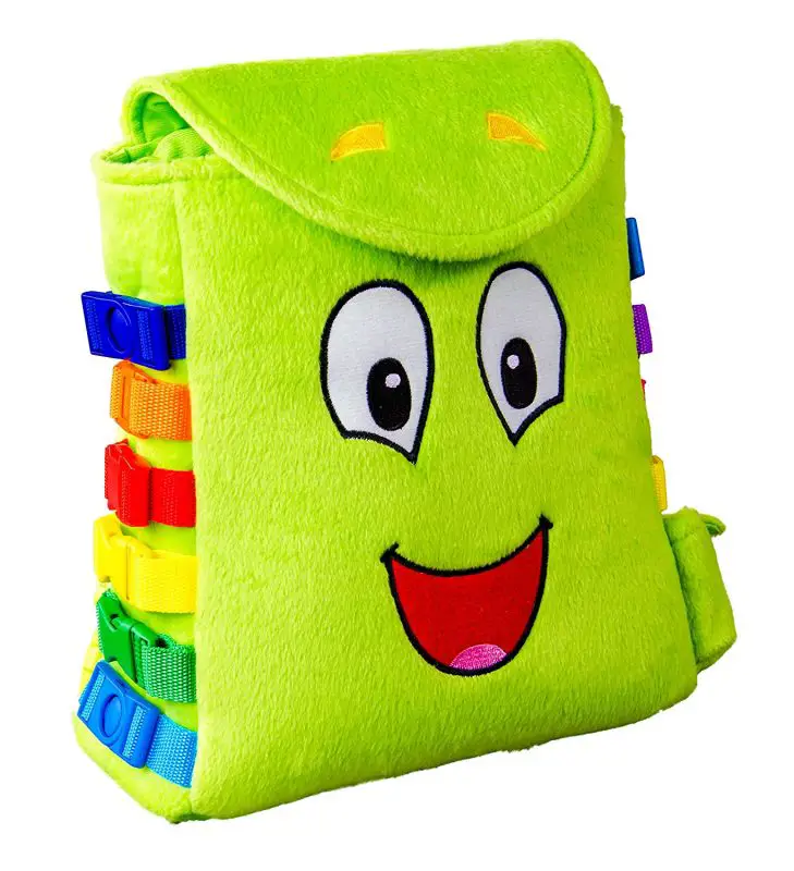travel toy for toddler buckle backpack
