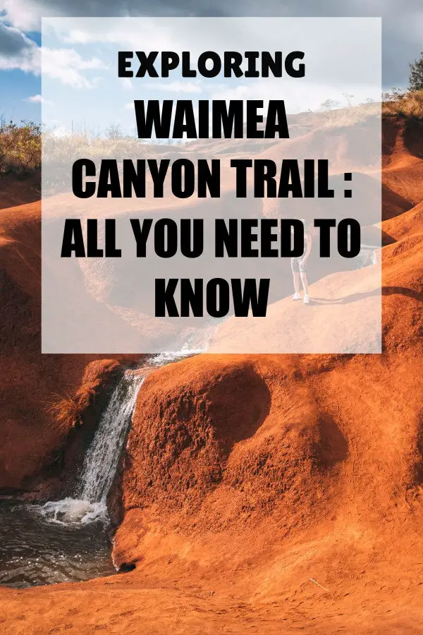 waimea canyon trail