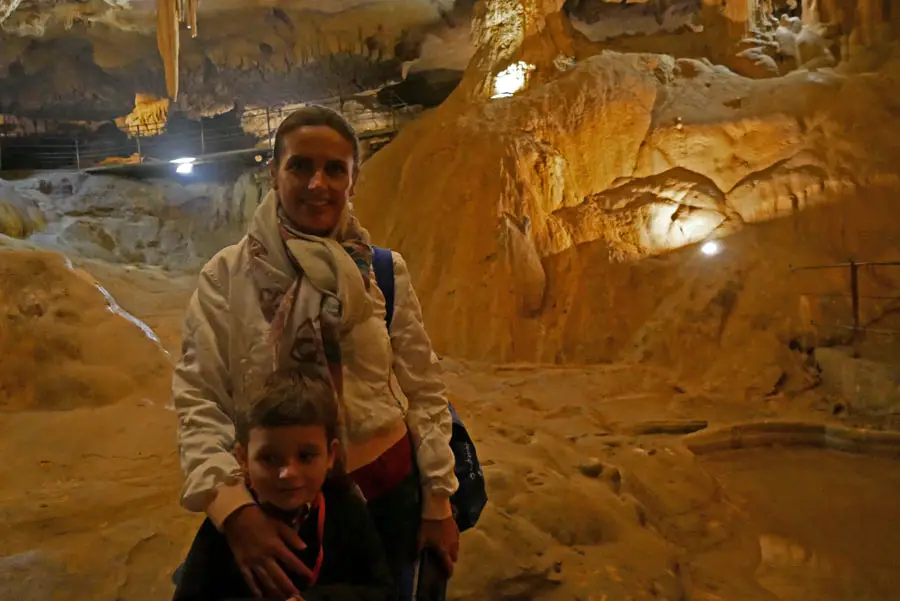 grottes de betharram with kids