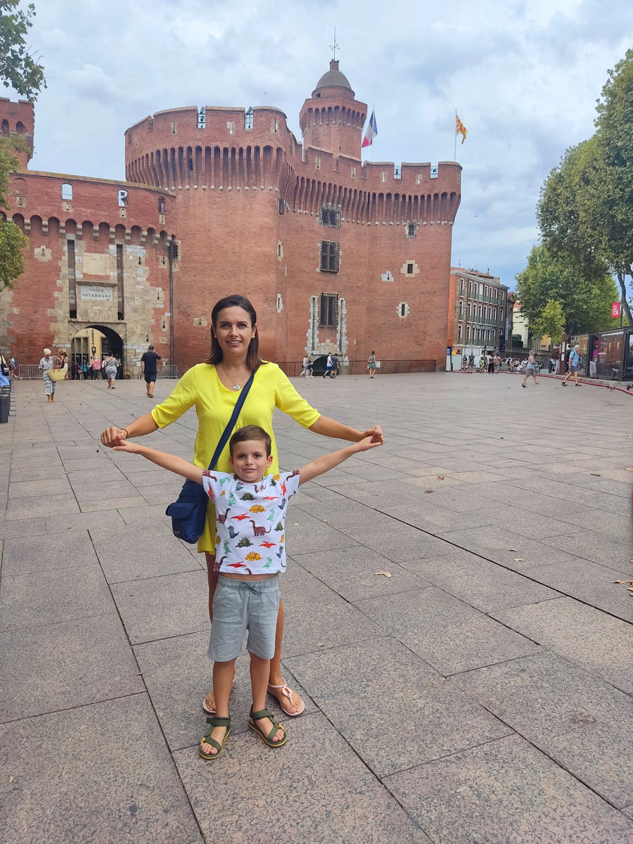 perpignan-with-kids castillet in perpignan
