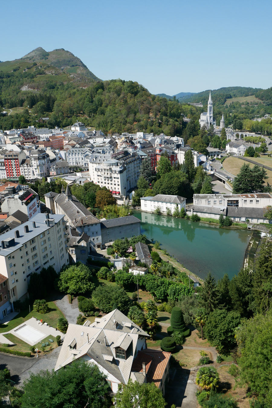 view from the castle