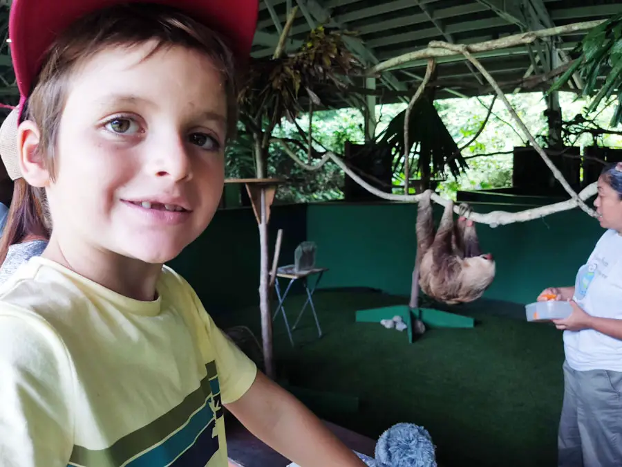 kids sloth sanctuary panama